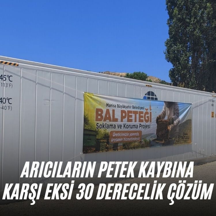 Arıcıların petek kaybına karşı eksi 30 derecelik çözüm