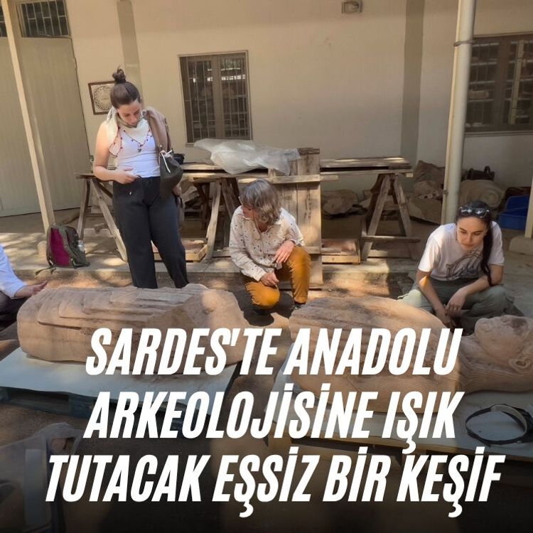 Sardes'te Anadolu arkeolojisine ışık tutacak eşsiz bir keşif