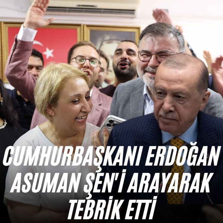 Cumhurbaşkanı Erdoğan Asuman Şen'i arayarak tebrik etti