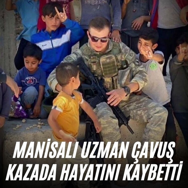 Manisalı Uzman Çavuş kazada hayatını kaybetti