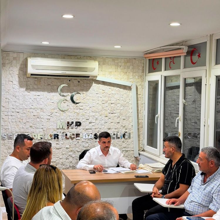 MHP Şehzadeler yeni başkanıyla ilk toplantısını gerçekleştirdi