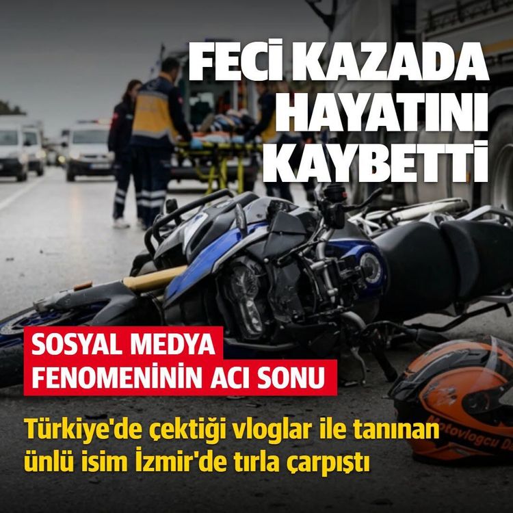 Motosiklet tutkunu sosyal medya fenomeni hayatını kaybetti