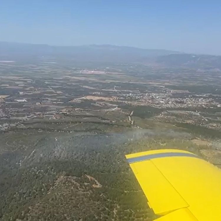 Soma’da orman yangını kontrol altına alındı