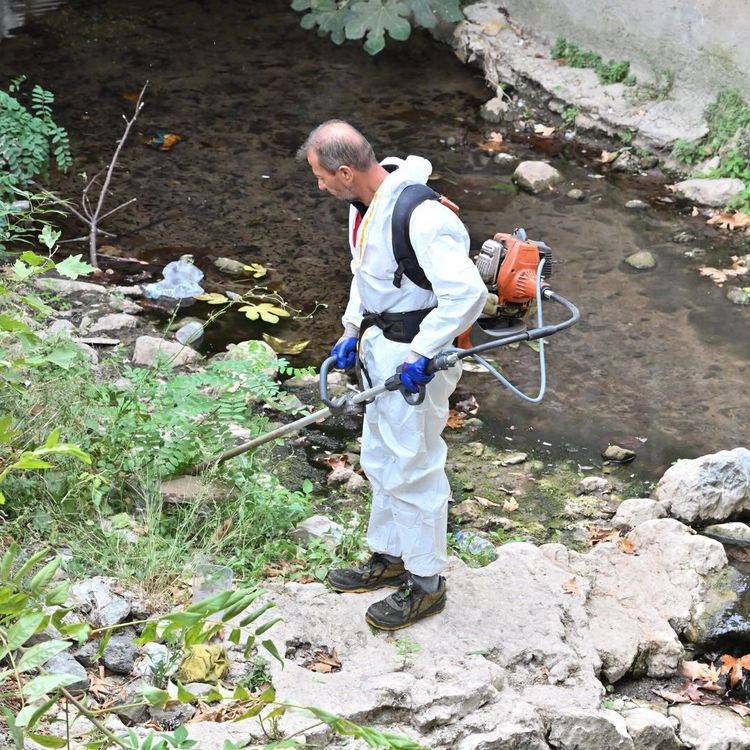 Manisa Büyükşehir ve MASKİ’den Çaybaşı Deresi’nde kış temizliği