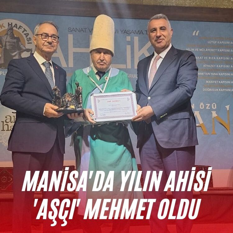 Manisa'da yılın Ahisi 'Aşçı' Mehmet oldu