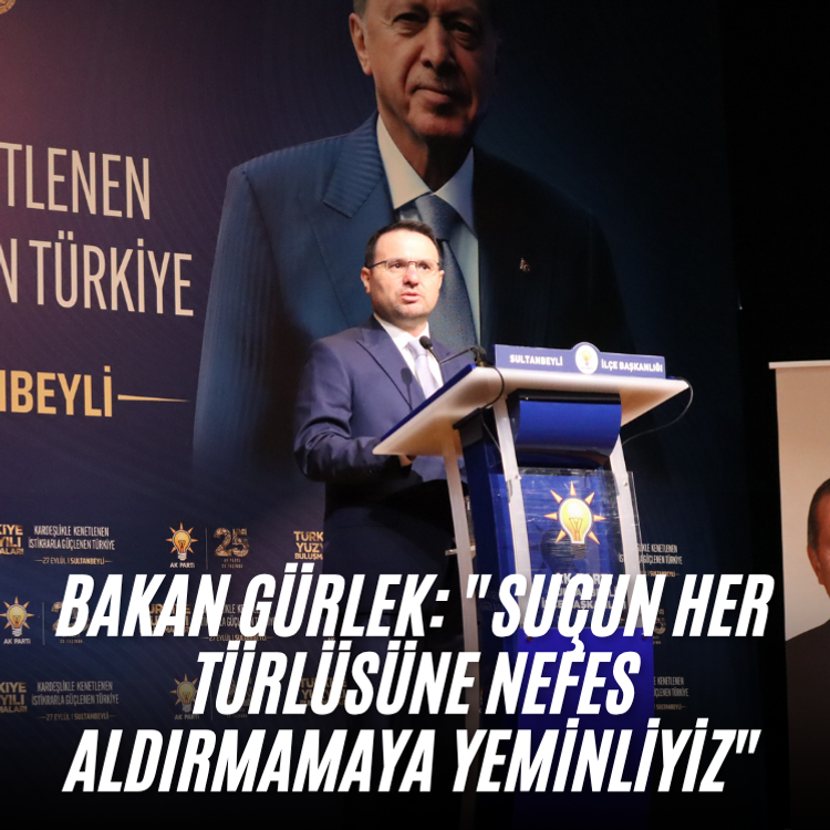 Bakan Gürlek: "Suçun ve suç örgütlerinin her türlüsüne nefes aldırmamaya yeminliyiz"