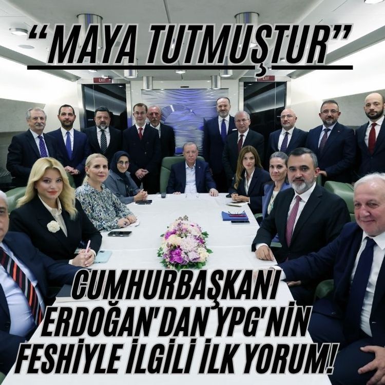 Cumhurbaşkanı Erdoğan'dan YPG'nin feshiyle ilgili ilk yorum!