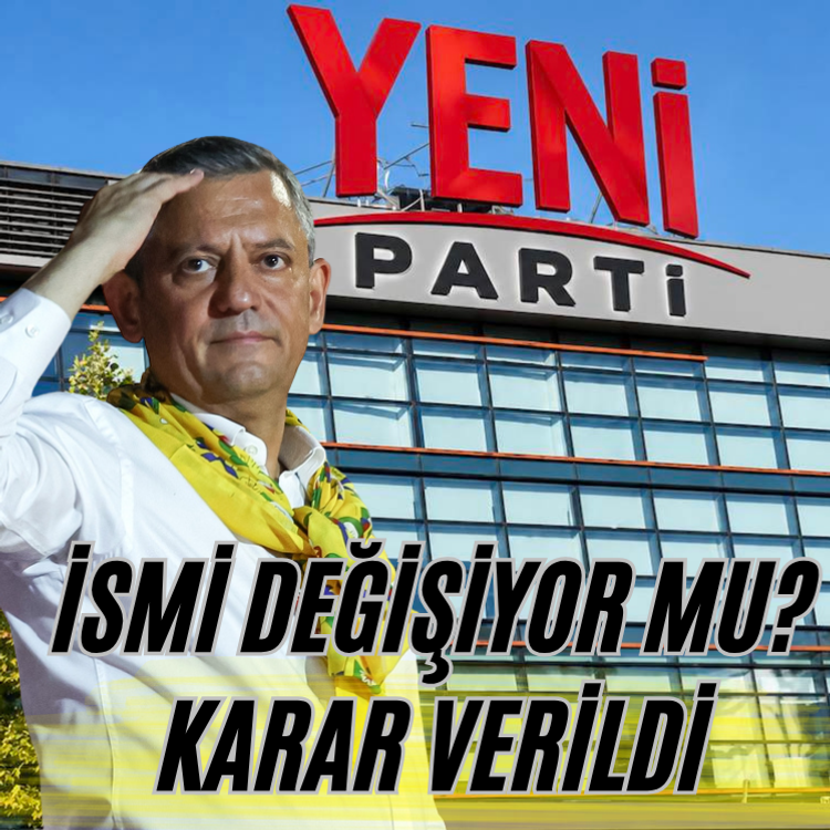Yeni Parti'nin 'isim değişikliği' kararı belli oldu!