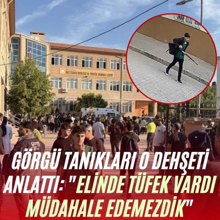 Görgü tanıkları o dehşeti anlattı: "Elinde tüfek vardı müdahale edemezdik"