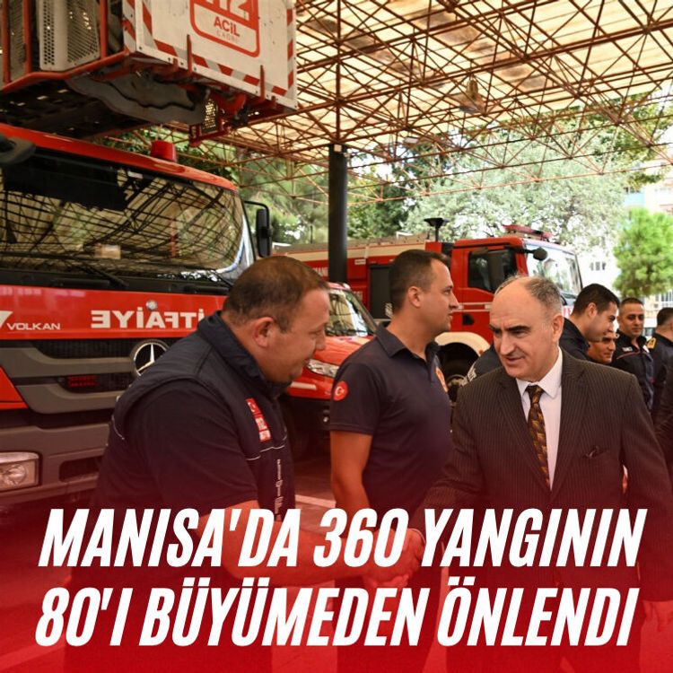 Manisa'da 360 yangının 80'i büyümeden önlendi