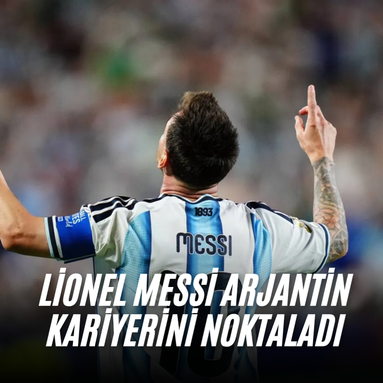 Lionel Messi Arjantin kariyerini noktaladı