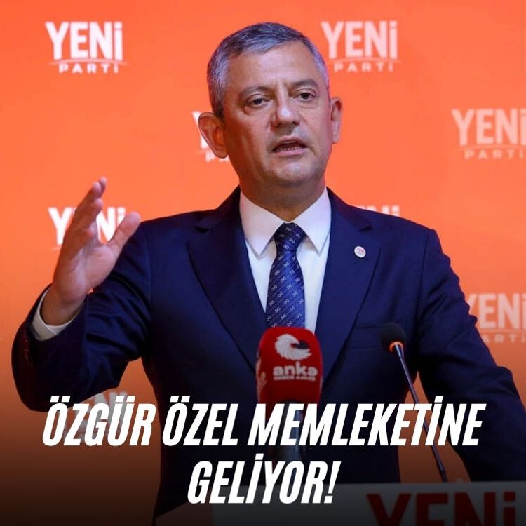 Özgür Özel memleketine geliyor!
