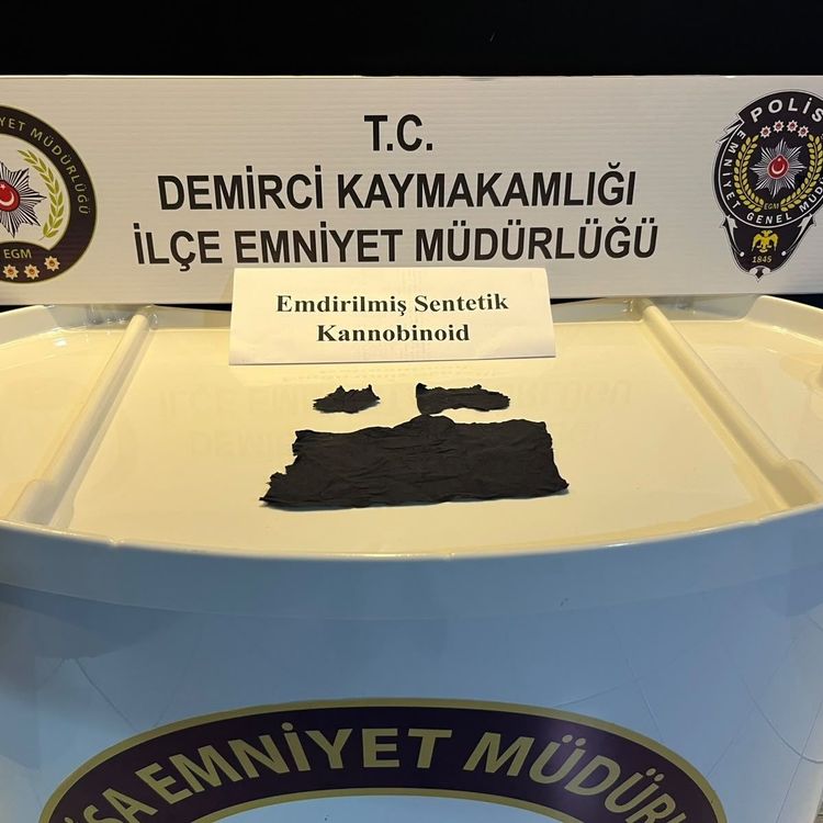 Demirci'de uyuşturucu operasyonu: 1 tutuklama