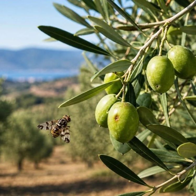 Salihli'de zeytin üreticilerine sinek uyarısı