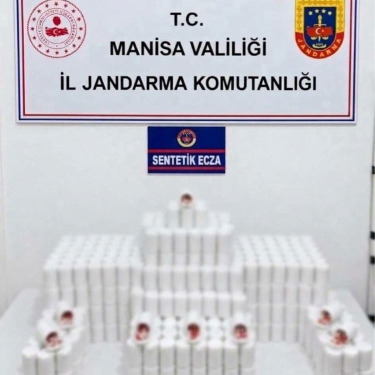 Manisa’da 42 bin 534 sentetik hap ele geçirildi
