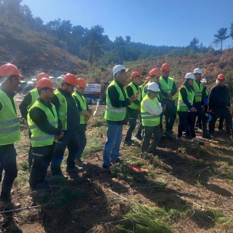 Akhisar'da ormanların geleceği için sahada eğitim