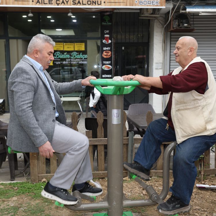 Yarhasanlar mahallesi sakinlerinin spor aleti talebi gerçek oldu
