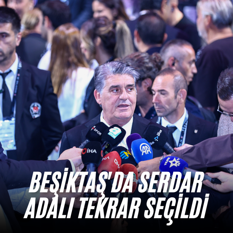 Beşiktaş'da Serdar Adalı tekrar seçildi
