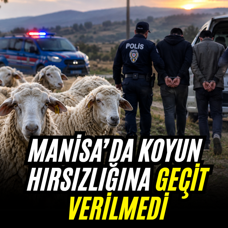 Kula’da koyun hırsızlığına geçit verilmedi