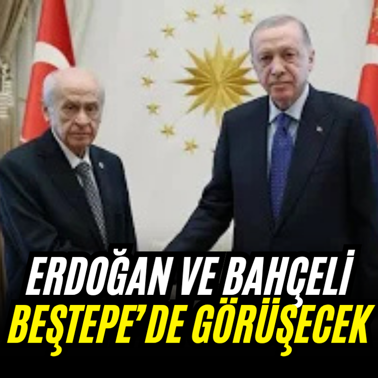Erdoğan ve Bahçeli Beştepe’de görüşecek