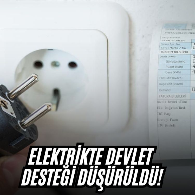 Elektrikte devlet desteği düşürüldü! İşte detaylar..