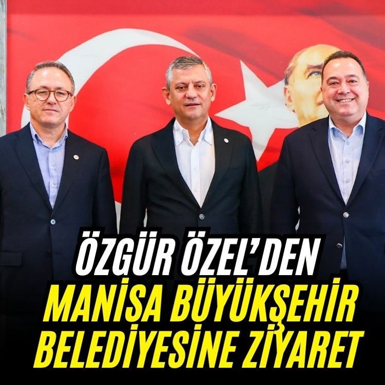 Özgür Özel’den Manisa Büyükşehir Belediyesine ziyaret