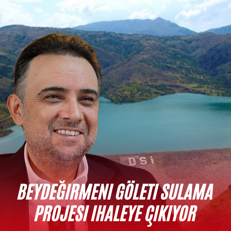 Beydeğirmeni Göleti Sulama Projesi ihaleye çıkıyor