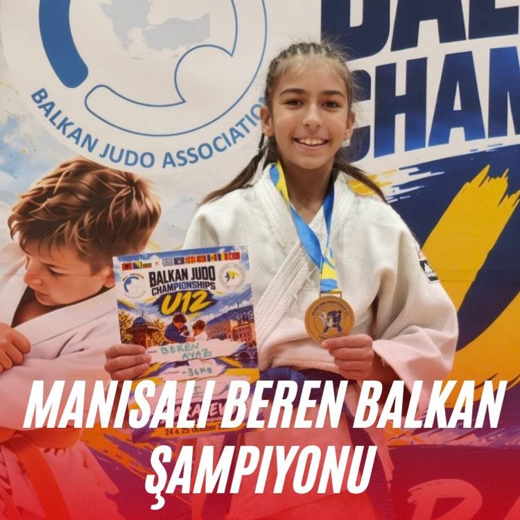 Manisalı Beren Balkan Şampiyonu