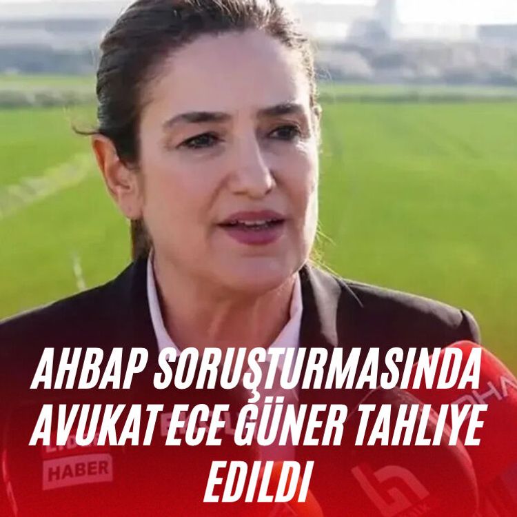 Ahbap soruşturmasında avukat Ece Güner tahliye edildi