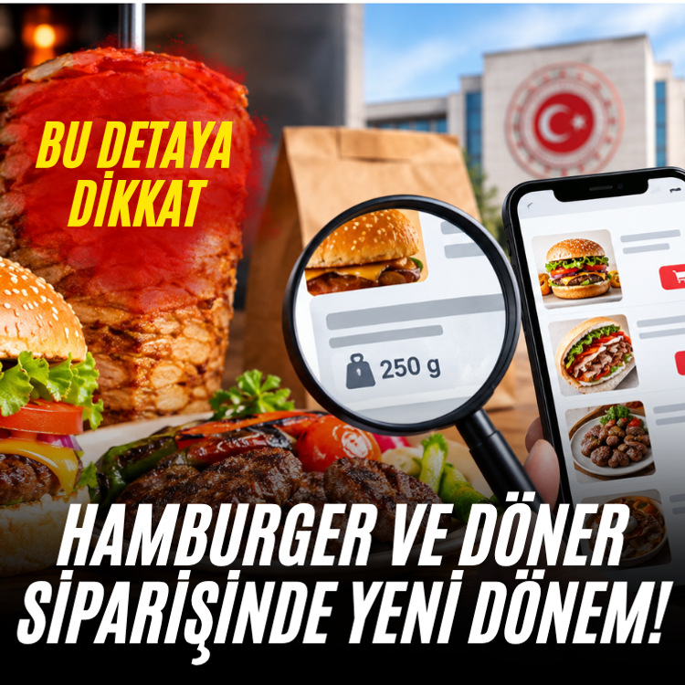 Hamburger ve döner siparişinde yeni dönem! Bu detaya dikkat