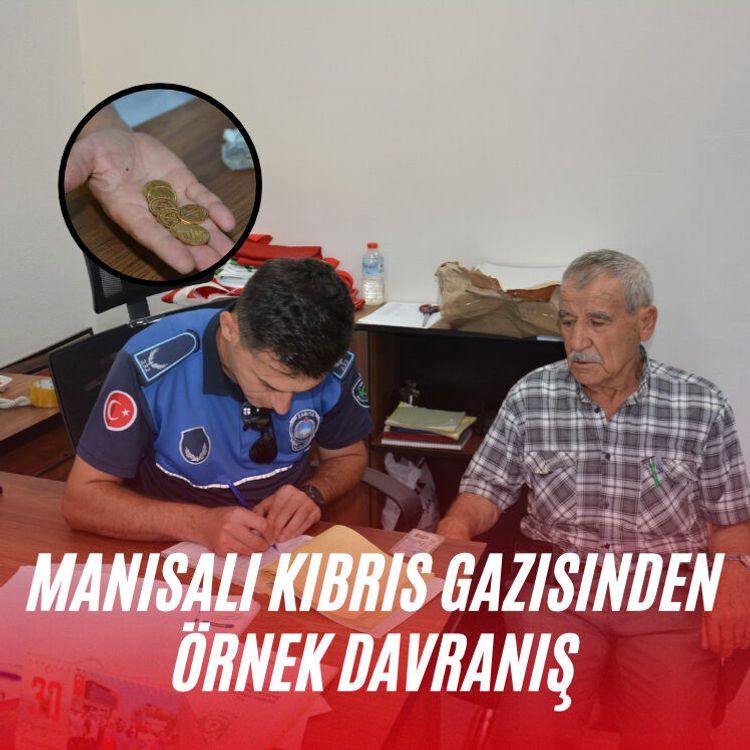 Manisalı Kıbrıs Gazisinden örnek davranış