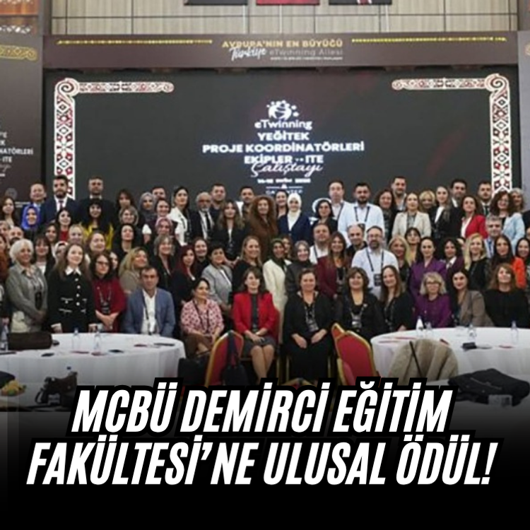 MCBÜ Demirci Eğitim Fakültesi’ne ulusal ödül!