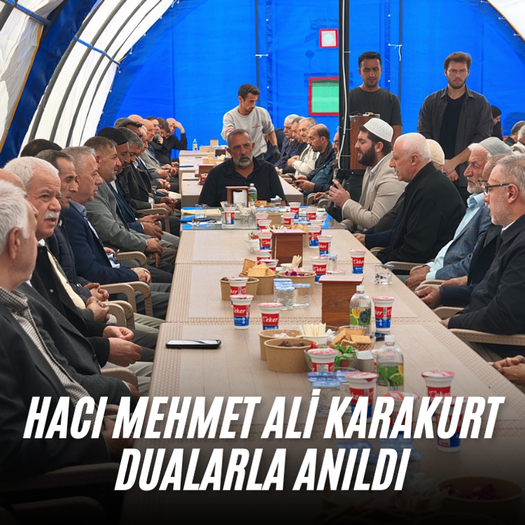 Hacı Mehmet Ali Karakurt dualarla anıldı