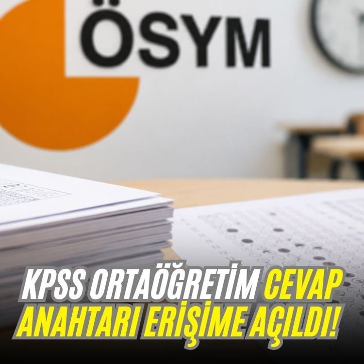 KPSS Ortaöğretim cevap anahtarı erişime açıldı!
