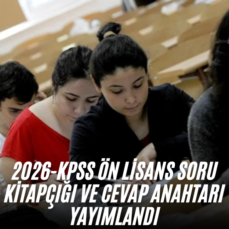2026-KPSS Ön Lisans soru kitapçığı ve cevap anahtarı yayımlandı