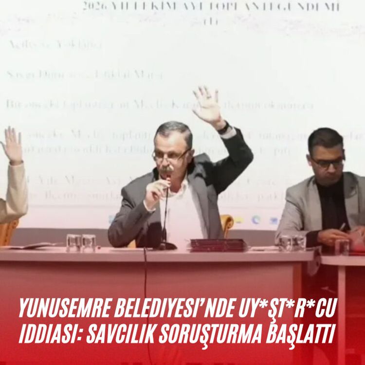 Yunusemre Belediyesi’nde uy*şt*r*cu iddiası: Savcılık soruşturma başlattı