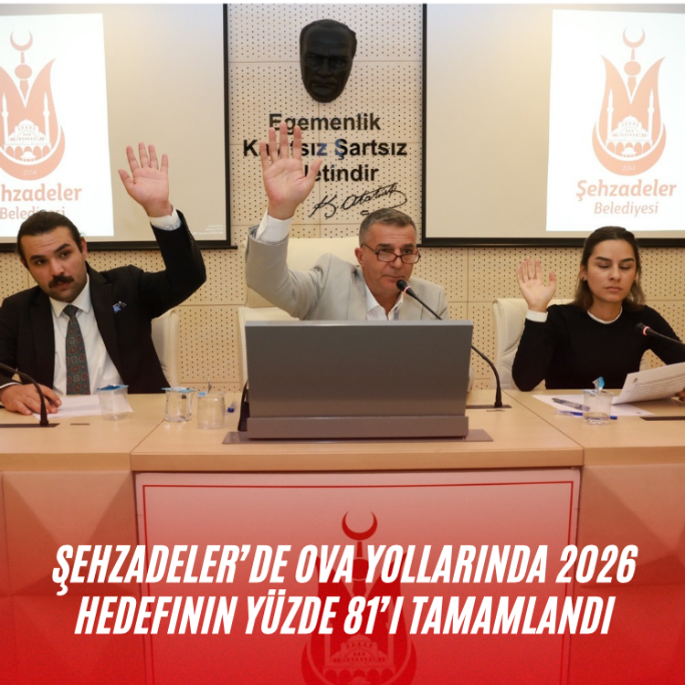 Şehzadeler’de ova yollarında 2026 hedefinin yüzde 81’i tamamlandı