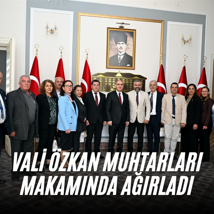Vali Özkan muhtarları makamında ağırladı