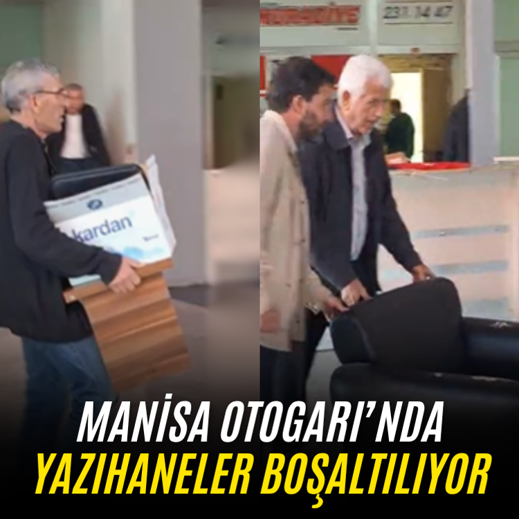 Manisa Otogarı’nda yazıhaneler boşaltılıyor: Tabelalar indirildi