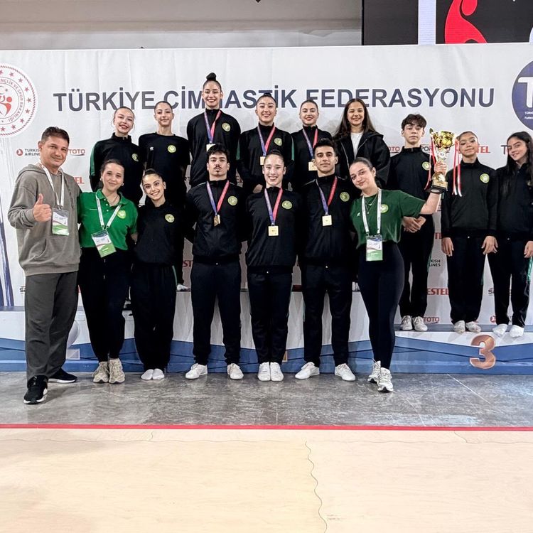 Manisa Büyükşehir Belediyespor Aerobik Cimnastikte Türkiye şampiyonu