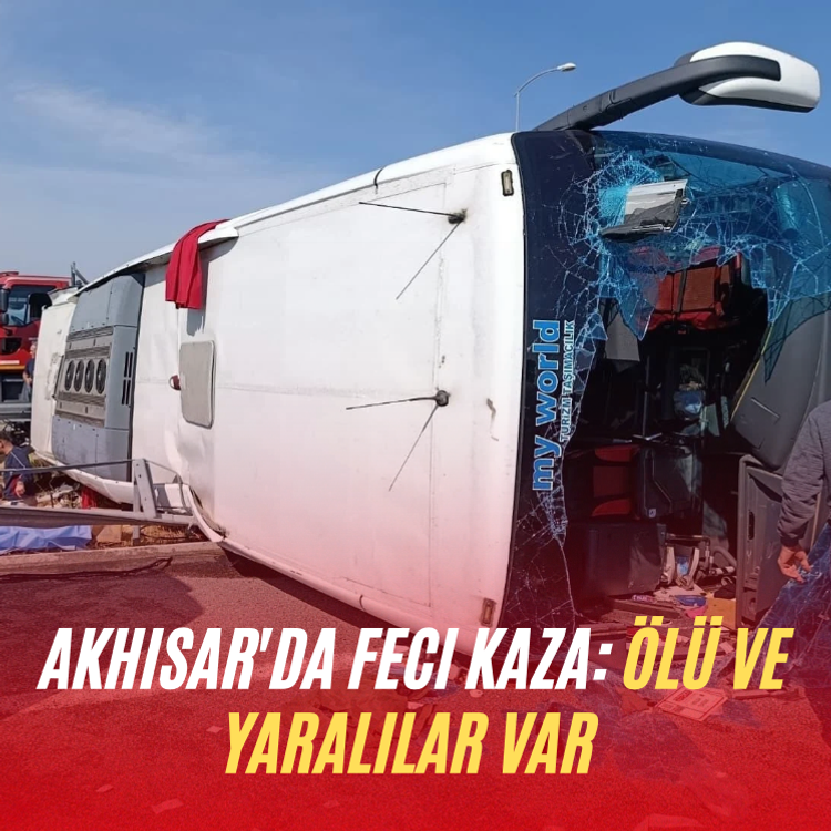 Akhisar'da feci kaza: Ölü ve yaralılar var