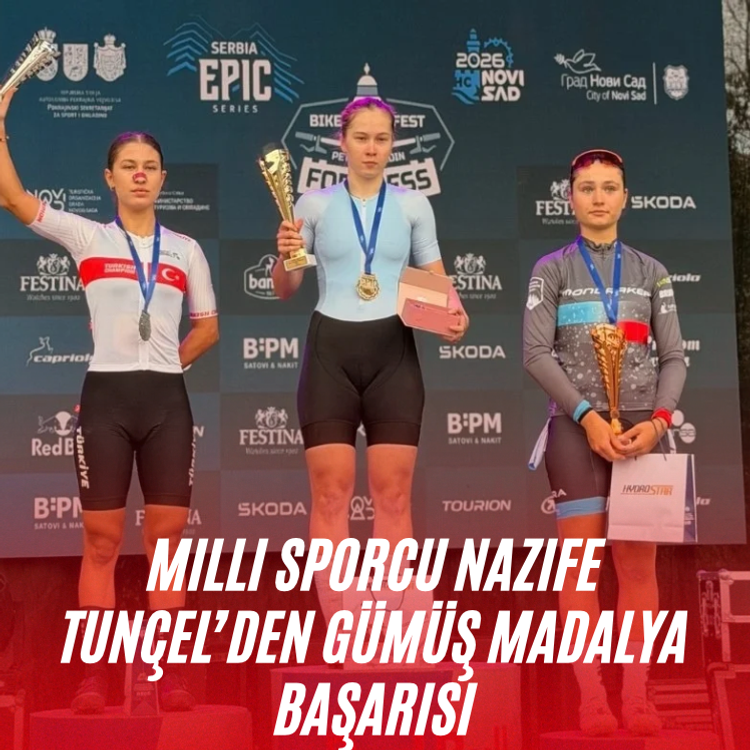 Milli sporcu Nazife Tunçel’den gümüş madalya başarısı