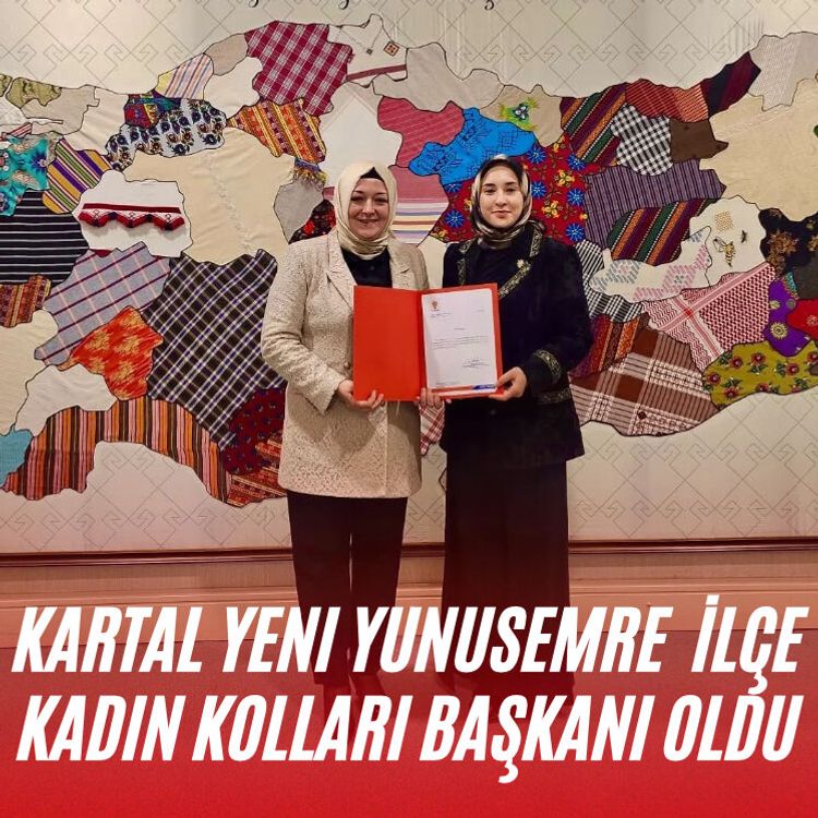 Kartal yeni AK Parti Yunusemre İlçe Kadın Kolları Başkanı oldu