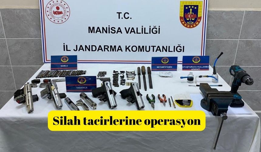 Jandarmadan silah tacirlerine operasyon