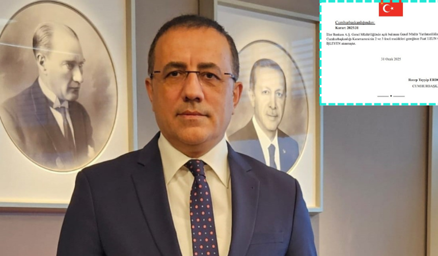 Doç. Dr. Fuat Uzun, İller Bankası Genel Müdür Yardımcısı olarak atandı