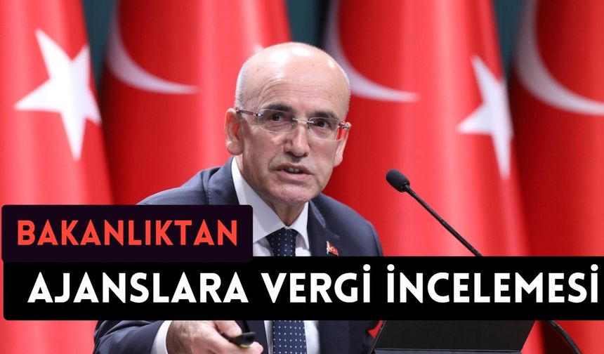 Bakanlıktan ajanslara vergi incelemesi