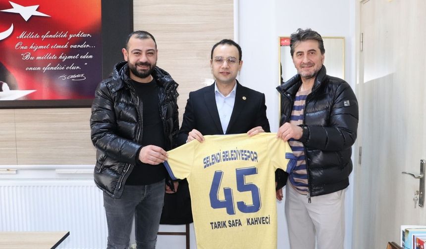 Selendi Belediyespor'dan Kaymakam Kahveci'ye ziyaret