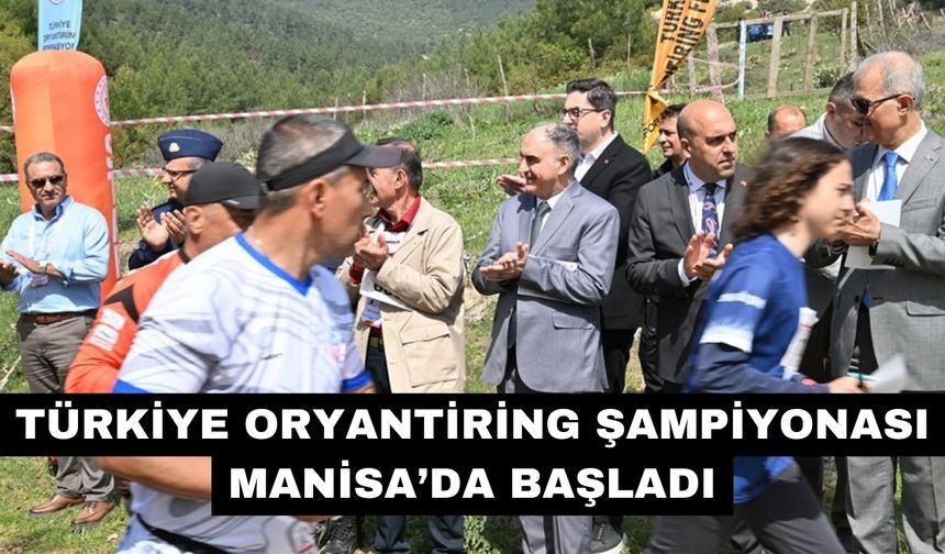 Türkiye Oryantiring Şampiyonası Manisa’da başladı