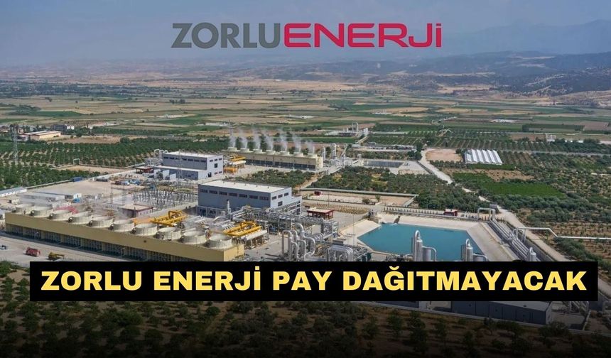 Zorlu Enerji pay dağıtmayacak