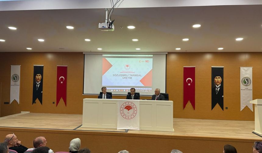 Salihli’de ‘Sözleşmeli tarımsal üretim’ toplantısı yapıldı